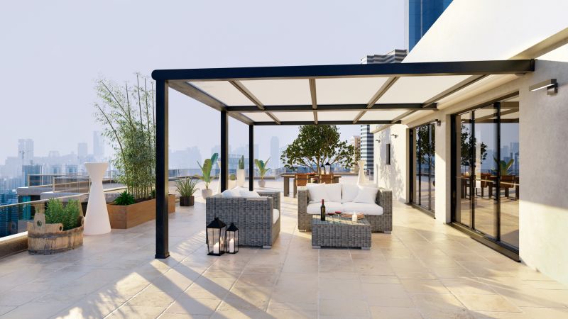 Outdoor Tiled Lounge